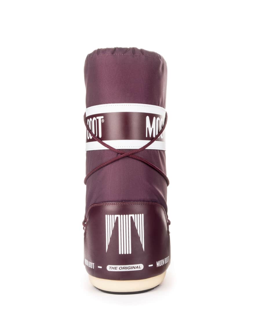 Moon Boot Nylon Classic Apres Ski in Burgundy The Outdoor.Co