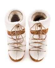 Load image into Gallery viewer, Moon Boot Wool in Sand and Off-White